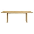 thumbnail image 4 of 86 Inch Dining Table, Brown Oak, Wood, Kitchen Cafe Bistro Hospitality Restaurant, Modern Contemporary HB34720, 4 of 11
