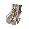 thumbnail image 4 of Peach Soft Flannel Fleece Blanket, Artwork with Natural Inspiration Delicious Nectarines for a Healthy Diet Theme, Cozy Plush for Indoor and Outdoor Use, 70" x 90", Orange Red Green, by Ambesonne, 4 of 6