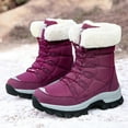 thumbnail image 6 of Npasoilc Snow Boots for Women,Winter Boots with Lace Up,Ankle Boots and Fluff Boots With Fleece,Fur Lined Short Boots, 6 of 8