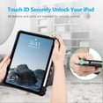 thumbnail image 4 of Fintie SlimShell Case for iPad Air 11-inch M4/M3/M2 (2026/2025/2024), iPad Air 5th/4th Generation (2022/2020) 10.9 Inch - Flexible Soft-Touch TPU Cover with Built-In Pencil Slot, Composition Book, 4 of 9