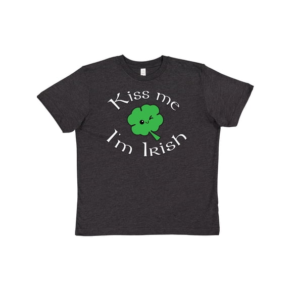 Inktastic Kiss Me I'm Irish Youth T-Shirt