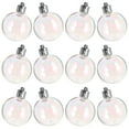 thumbnail image 2 of GOOHOCHY 12 bolas transparentes decorativas navideñas con burbujas perladas de colores., 2 of 7