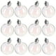 thumbnail image 5 of 12 bolas transparentes decorativas navideñas con burbujas perladas de colores., 5 of 5