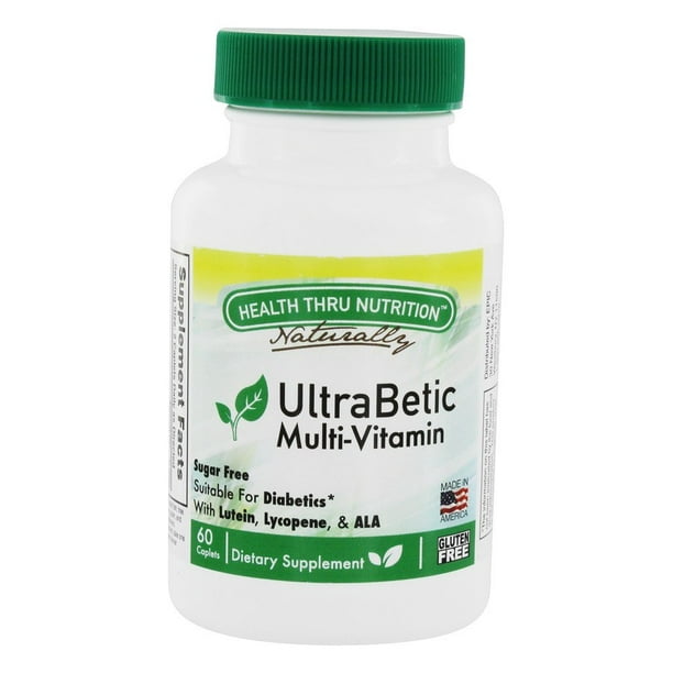 UltraBetic MultiVitamin and Mineral Formula (60 Caplets) (Sugar Free