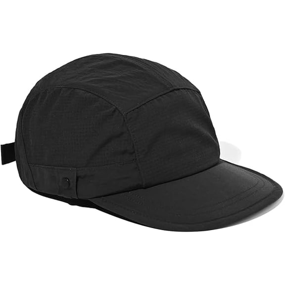 Quick Dry 5 Panel Hat Casual Flat Brim Baseball Cap Soft Top Golf Dad Hats Urban Street Trucker Snapback Hat