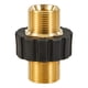 thumbnail image 5 of Adaptador de manguera de lavado a presión, accesorios de manguera de agua de jardín, acoplador de rosca de 5000 PSI de conexión rápida para lavado, 5 of 9