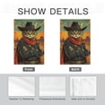 thumbnail image 4 of Western Cowboy Cat Garden Flags 12×18 Inch Double Sided Decorative Yard Banner Seasonal Flag for Outdoor Outside Decor, 4 of 6
