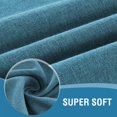 thumbnail image 2 of Manteles redondos con textura de lino de 60 pulgadas, impermeables, de lino sólido de primera calidad, a prueba de derrames, con apariencia de lino, para mesa de fiesta, con tela extrasuave y gruesa, sin arrugas, SageStorm Blue, 12 servilletas de 18.0 x 18.0 in, 2 of 5