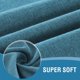 thumbnail image 3 of Mantel redondo de 60 pulgadas con textura de lino, resistente al agua, de lino sólido de primera calidad, a prueba de derrames, con aspecto de lino, para mesa de fiesta, tela extrasuave y gruesa sin arrugas, azul salvia de 60 x 84 pulgadas, 3 of 5