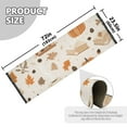 thumbnail image 5 of Yayeee Runner Rug for Bedroom 2'x6' Machine Washable Hallway Non Slip Mat, Orange Fall Pumpkin, 5 of 8