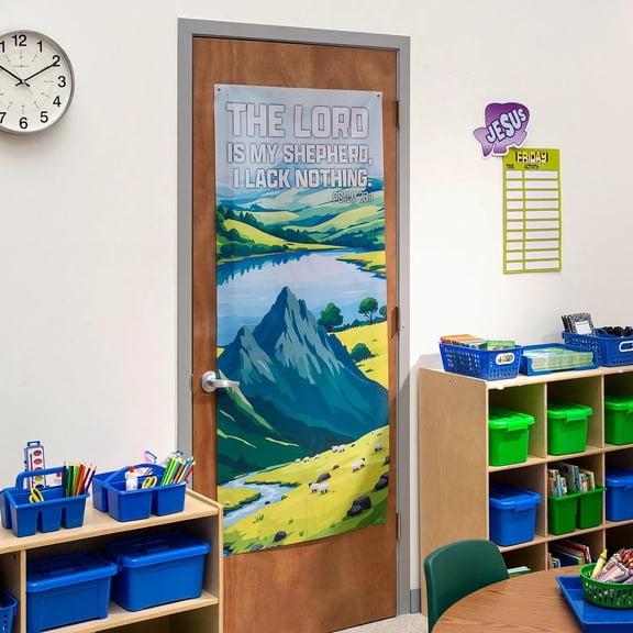 27" x 60" Ireland VBS The Lord Is My Shepherd Door Banner