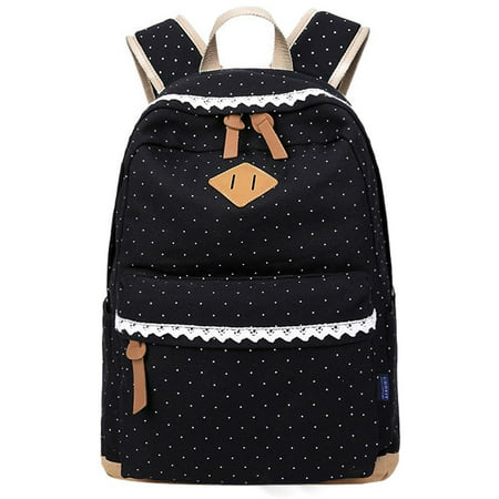 Canvas Backpacks for Girls School Bags for Womens Daypack Bookbag for