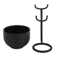 thumbnail image 2 of Copa de Afeitado Con Soporte de Soporte, Soporte de Pincel de Afeitar de Seguridad de Metal Con Tazón para Hombres, 2 of 7