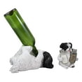 thumbnail image 2 of Ebros Realistic Shih Tzu Dog Glass Salt Pepper Shakers & Wine Bottle Holder, 2 of 4