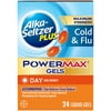 Alka-Seltzer Plus Maximum Strength Cold & Flu Medicine, Day, Powermax Liquid Gels, 24 Count