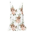 thumbnail image 2 of UPPADA Chiffon Blouse for Women, Womens Summer Chiffon Tanks Tops Floral Print Sleeveless Shirts Loose Fit Crewneck Vests, 2 of 5