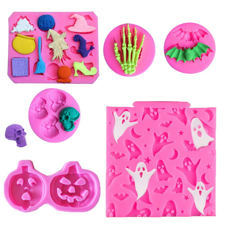 6 Different Silicone Mold Chocolate Epoxy Mold DIY Fondant Candy