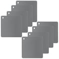thumbnail image 1 of 8 Pcs Salvamanteles de Silicona para Platos Calientes, 7.1"x7.1" Agarraderas de Silicona Cuadradas Gris Oscuro, 1 of 6