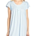 thumbnail image 6 of Casual Nights Women's Short Sleeve Floral And Lace Nightgown, 6 of 6