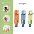 thumbnail image 3 of Juego de cepillos para limpiar botellas multifuncionales, herramientas para limpiar grietas en la cocina del hogar (3 piezas), azul, verde, amarillo, 3 of 4