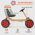 thumbnail image 4 of VEVOR Go Kart 4 Wheel Pedal Ride On Toy for Kids Ages 3-8 Adjustable Seat Red, 4 of 9