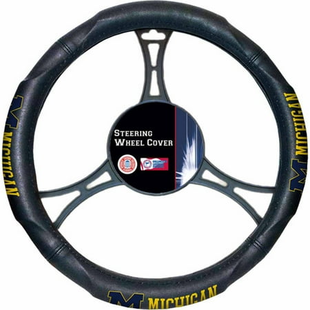 Michigan Wolverines Set - NCAA Steering Wheel Cover, Michigan