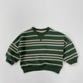 thumbnail image 2 of TAIAOJING Toddler Child Clothing Unisex Boys Girls Striped Casual Tops Sweatshirt Leisure 6-8Y, 2 of 7