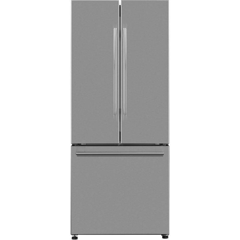 Galanz 16Cu. Ft. 3Door French Door Refrigerator, Stainless Steel