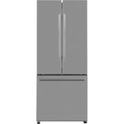 Galanz 16 Cu. ft. 3-Door French Door Refrigerator with Ice Maker, Stainless Steel, 28.35"W Condition, New