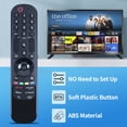 thumbnail image 3 of New AKB76039902 MR22GA Replacement Magic Voice Remote Control For LG C2 OLED TV 65UQ7590PUB 65UQ7570PUJ 65UQ7570PUA OLED65C2SW 28LM400B-PU OLED42C2PUA 75QNED85AQA 50UQ9000PUD 55NANO75UQA 32LQ630BPUA, 3 of 8