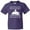 Purple, variant on Inktastic Snowmobile Gift Silhouette Youth T-Shirt