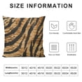 thumbnail image 5 of BANET  Texture Print Throw Pillow Covers Animal Skin Pattern Decorative Pillowcases Soft Cushion Covers for Sofa Couch Bed Home Decor 12x12in, 5 of 5