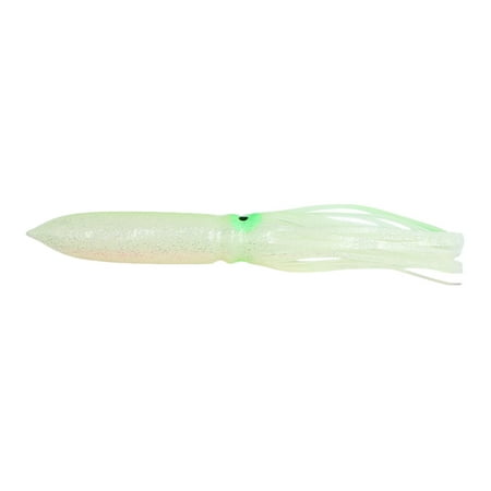 Sportteer Soft Squid Skirt Bait 30CM/55G Soft Squid Skirt Bait Glow in The Dark Realistic Stretch Freshwater Seawater Universal Artificial Colorful Octopus Lure Fluorescent Fishing Bait