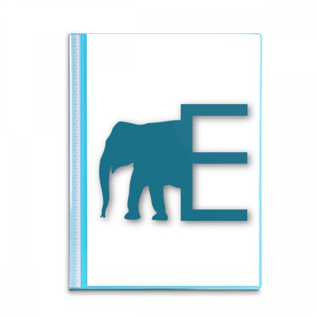 Nariz de elefante de peso corporal Carpeta combinada de protección de páginas