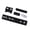 Black, variant on NEXAVKPR Smoothly Gliding Fridge Slide Rails for Built In Refrigerators with 50kg Load