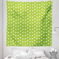 thumbnail image 1 of Sheep Tapestry, Happy Mammal Livestock Cartoon Style Orderly Repeated Pattern of Artwork, Fabric Wall Hanging Decor for Bedroom Living Room Dorm, 5 Sizes, Apple Green and White, by Ambesonne, 1 of 1