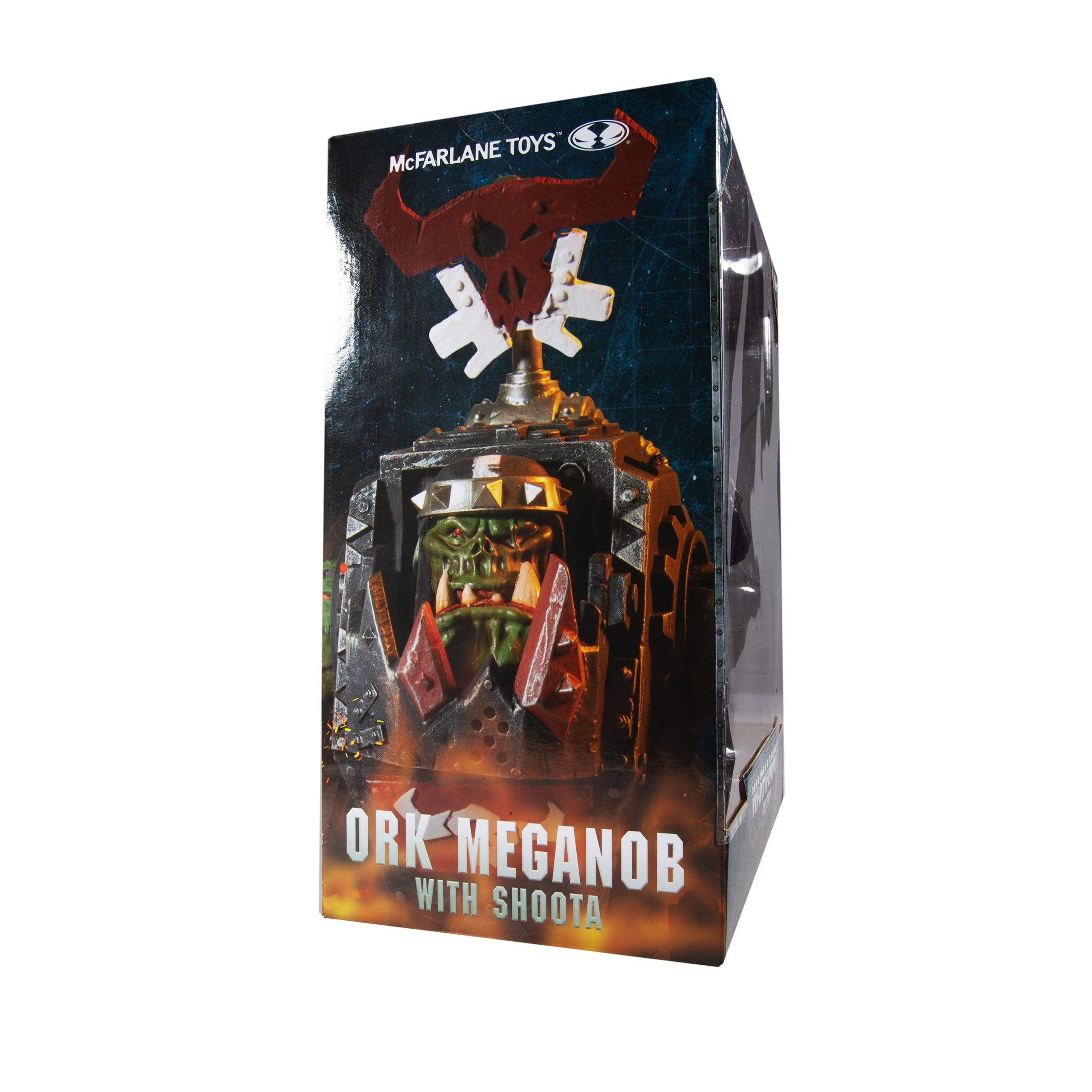 McFarlane Toys Warhammer 40k Ork Meganob with Shoota Megafig - 7" Scale Collectible Action Figure