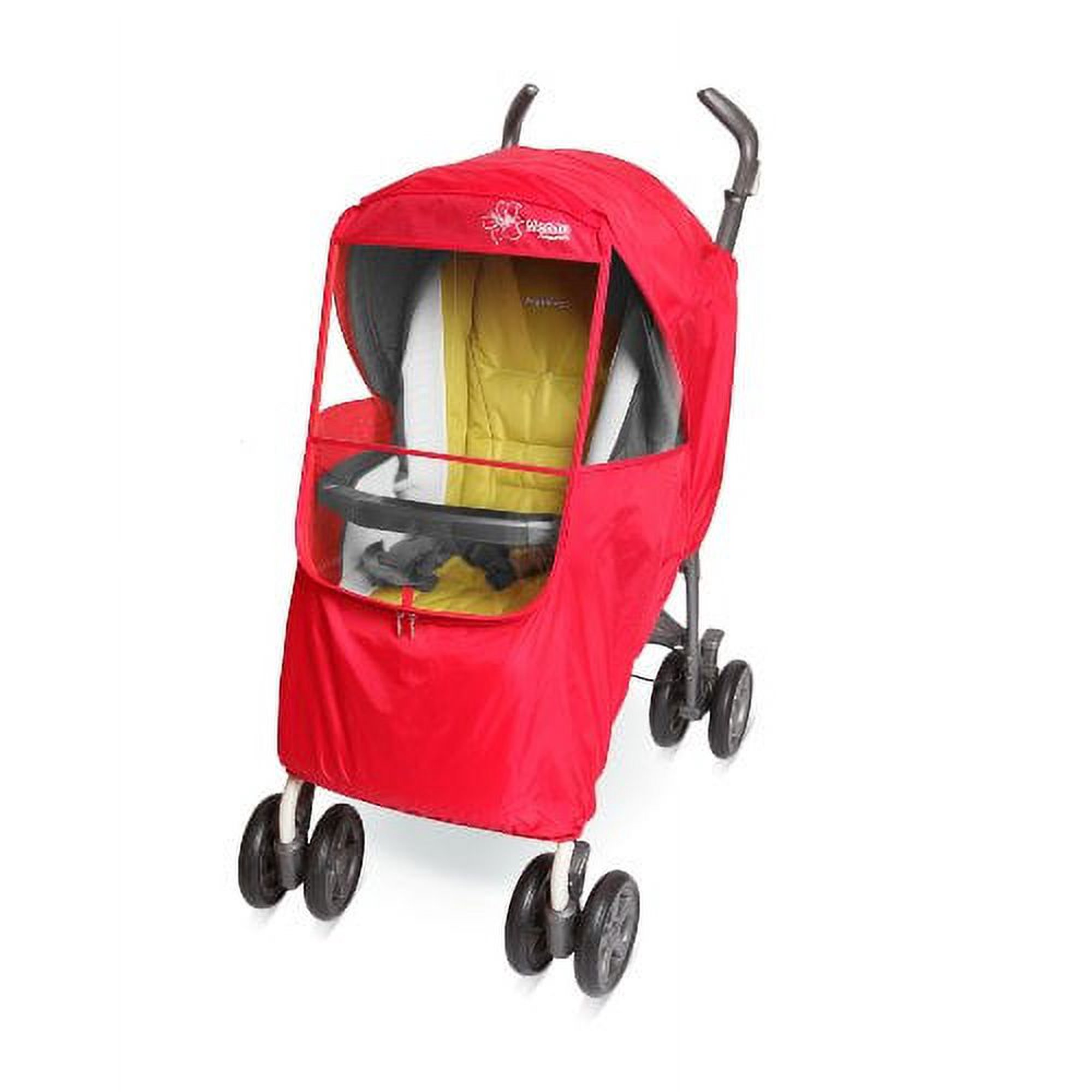 Manito Elegance Plus Stroller Weather Shield/Rain Cover, Red