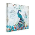 thumbnail image 2 of Trademark Fine Art 'Confetti Peacock I' Canvas Art by Jennifer Goldberger, 2 of 4