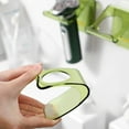 thumbnail image 3 of Waterproof Wall-Mounted Razor Holder,Electric Shaver Wall Mount with Charging Station, Self-Adhesive Shaver Stand，Keeps Bathroom Tidy & Organized,Green, 3 of 8