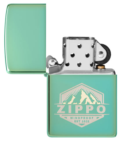 Zippo Lighter - Customized Engraved Message Windproof Zippo Outdoor Design 46293