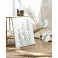 thumbnail image 4 of Botanical Eucalyptus Canvas Wall Art 12x16in6pcs Framed Light Green Botanical Art Large Boho Plant Wall Decor for Bedroom Minimalist Prints for Living Room, 4 of 6