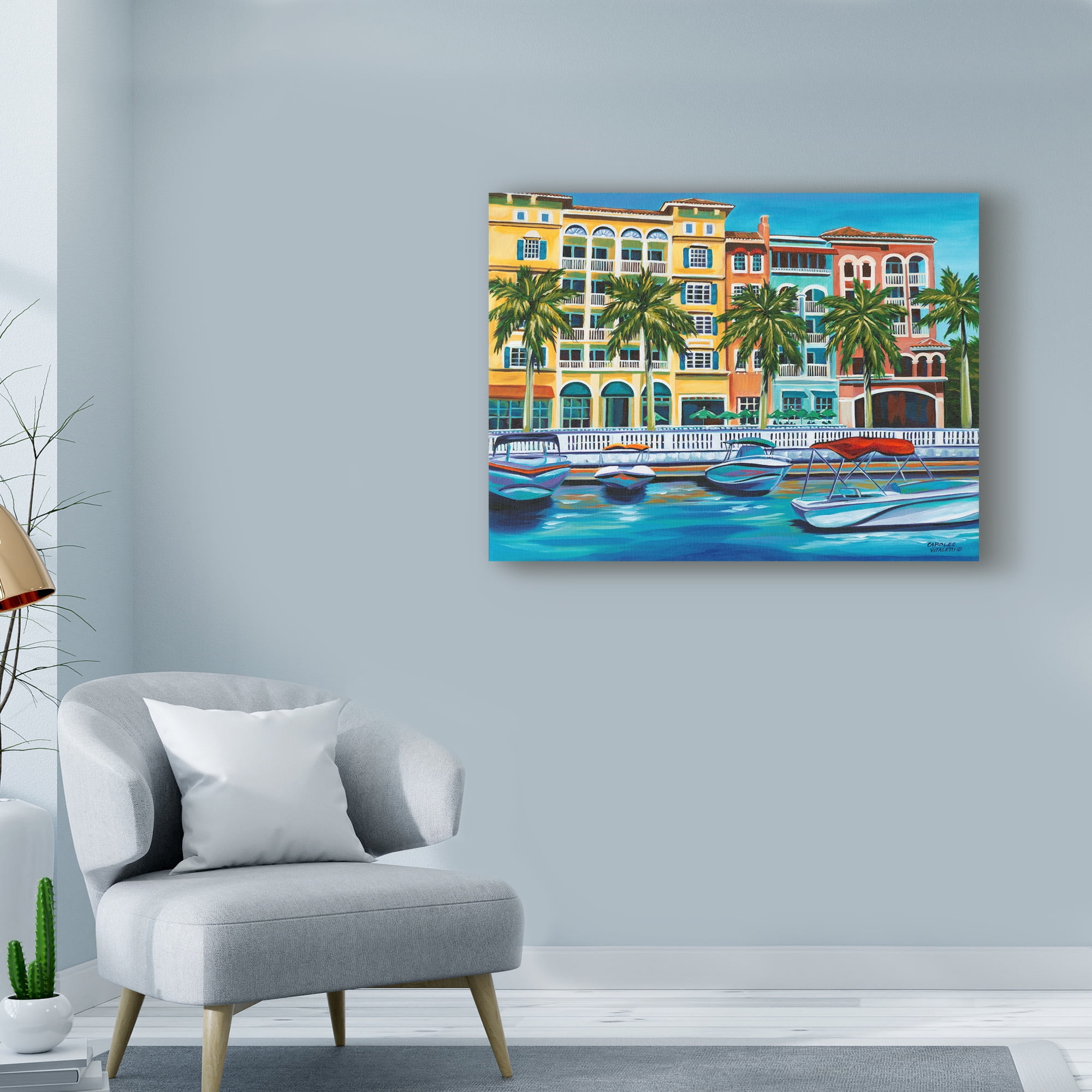 Trademark Fine Art 'Tropical Rendezvous I' Canvas Art by Carolee Vitaletti