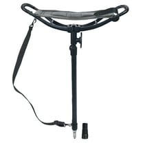 Gentry Choice® Adjustable Leather Walking Cane with Sling and Waterproof Bag, Black, 1 Count