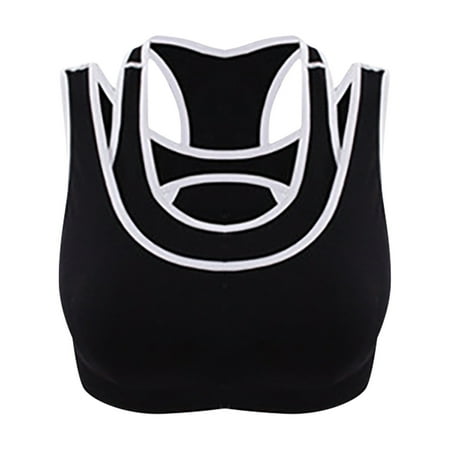 

lulshou Sports Bras for Women Women Sexy Wire Free Mesh Sports Underwear Yoga Running Quick Drying Vest Bra