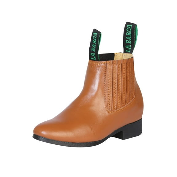 La Barca Leather Ankle Boot - Honey 33333