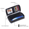 thumbnail image 4 of Womens Double Zipper Wallet Clutch Purse Cellphone Long Wallet with Removable Wristlet, 4 of 6