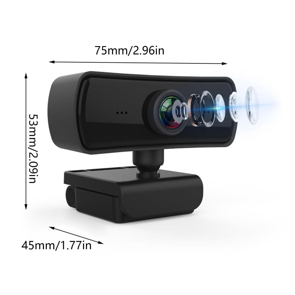 Webcam with Mic for Desktop Laptop Computer Meeting Streaming Web Camera Usb