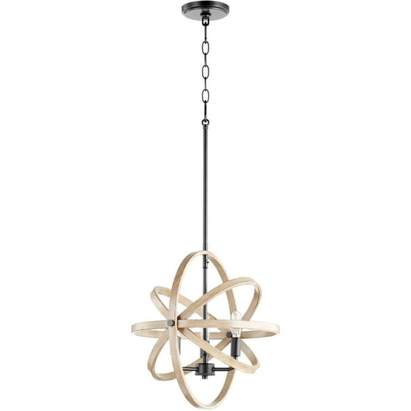 3 Light Sphere Chandelier in Style 17 inches Wide By 17 inches High Bailey Street Home 183-Bel-4386080