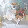 thumbnail image 3 of Wedding Guest Book Butterfly Frame with Small Butterflys Reception Decorations Acrylic White Wedding Guest Book Alternativey Family Supply-60, 3 of 8